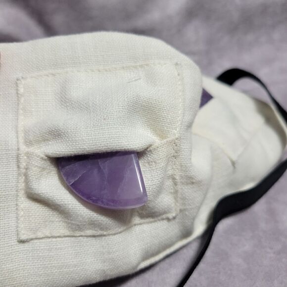 Cotton Eye Pillow, Eye Mask Amethyst - Picture 10 of 13